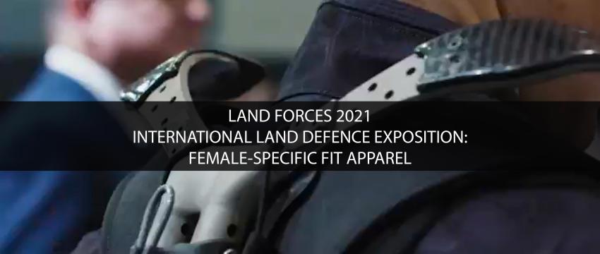 Land Forces 2021 - female specific fit apparel