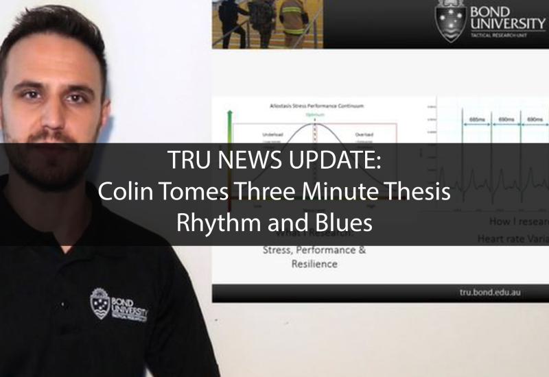 Colin Tomes Three Minute Thesis: Rhythm and Blues