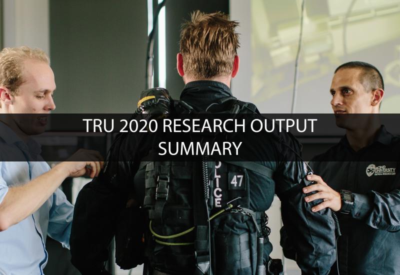 TRU 2020 Research Output Summary